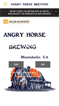 Mobile Screenshot of angryhorsebrewing.com